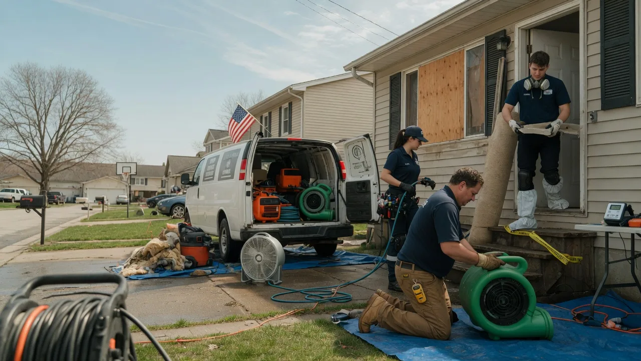 Water Damage Restoration in Yoder, IN near me